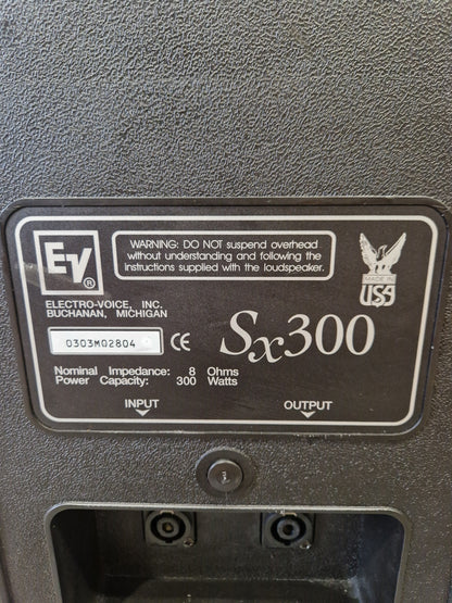 EV SX 300 Pair on Speakers - Professional Grade, High Output - Excellent