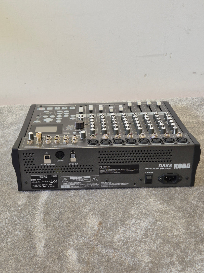 Korg D888 - 8 Track Digital Recorder - Very Good - Image 6