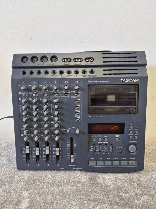 Tascam PortaStudio 424 MK2 - 4-Track Cassette Recorder - Very Good w/ Original Box
