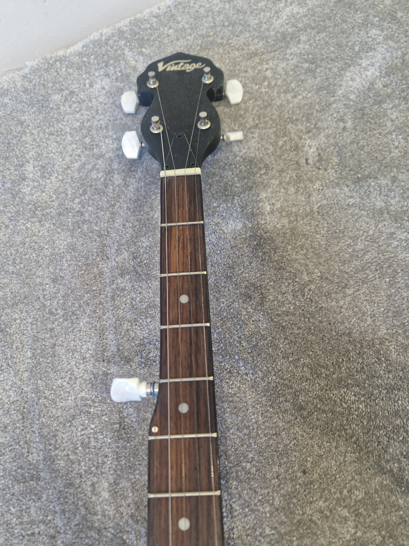 Vintage 5 String Banjo - Rich Tone - Excellent w/ Soft Case & Strings - Image 11