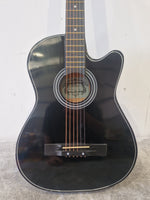 Madina Acoustic Guitar - Black, 3/4 Size, Solid Top - Very Good - Image 1
