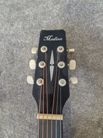 Madina Acoustic Guitar - Black, 3/4 Size, Solid Top - Very Good - Image 13