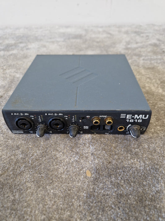 E-MU 1616 - 24-bit/192kHz Audio Interface - Excellent w/ Original Box & Power Supply & Manuals