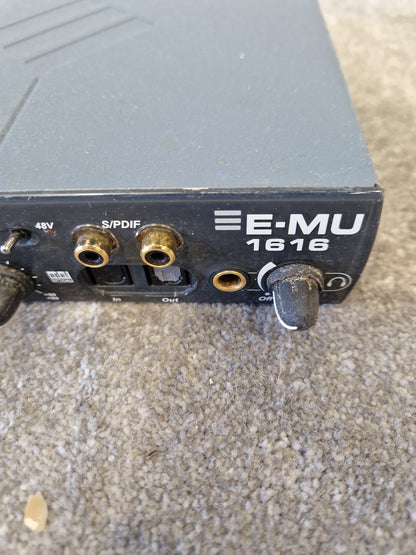 E-MU 1616 - 24-bit/192kHz Audio Interface - Excellent w/ Original Box & Power Supply & Manuals