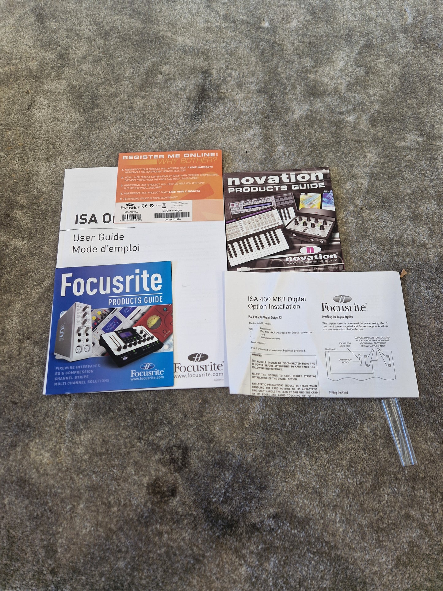 Focusrite ISA One - Single-Channel Mic Preamp, Transformer-Coupled - Excellent w/ Original Box