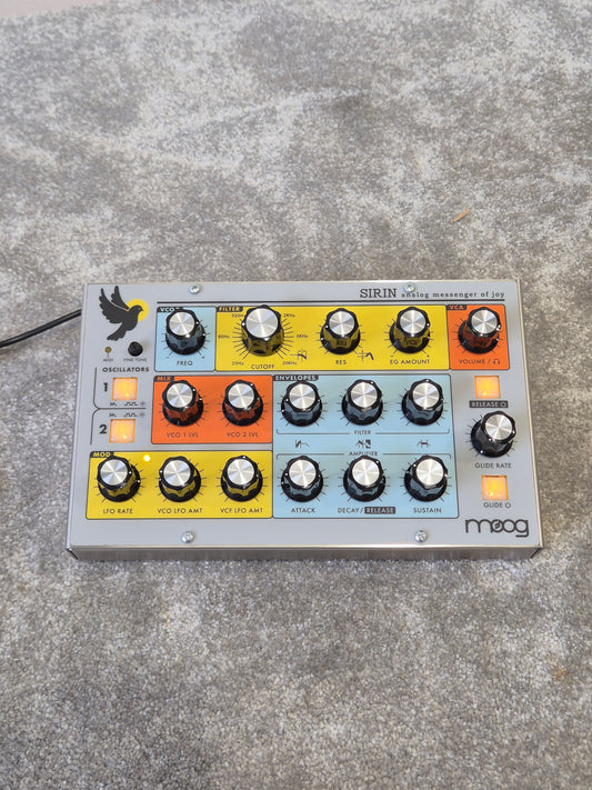 Moog Sirin - 8-Voice Analog Synthesizer - Excellent w/ Power Supply & Manuals