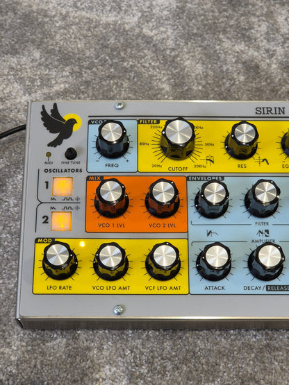 Moog Sirin - 8-Voice Analog Synthesizer - Excellent w/ Power Supply & Manuals