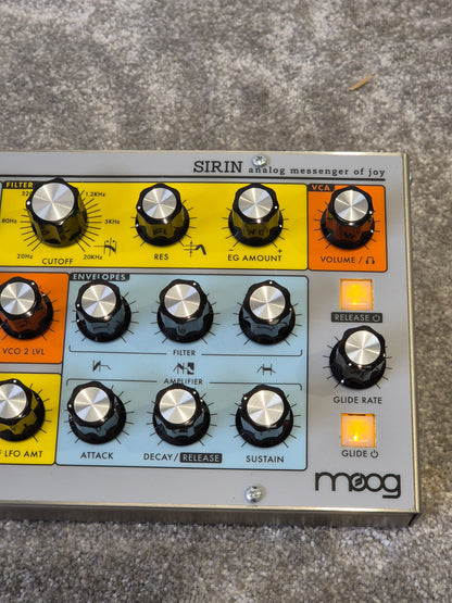 Moog Sirin - 8-Voice Analog Synthesizer - Excellent w/ Power Supply & Manuals