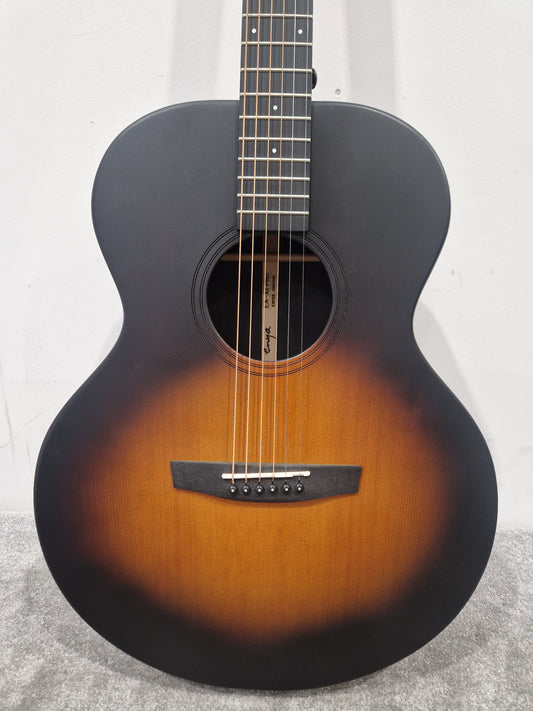 Enya EA-X1 Pro Sunburst - Carbon Fiber Construction, Acoustic-Electric - Excellent w/ Manuals & Soft Case