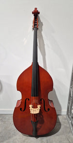 GEAR4MUSIC - 3/4 Jazz Double Bass - Rich Tone - Excellent w/ Hard Case - Image 1