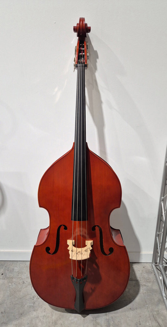 GEAR4MUSIC - 3/4 Jazz Double Bass - Rich Tone - Excellent w/ Hard Case