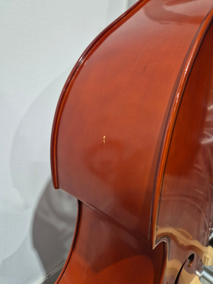 GEAR4MUSIC - 3/4 Jazz Double Bass - Rich Tone - Excellent w/ Hard Case