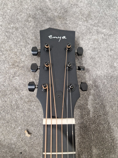 Enya EGA-X1 Pro Natural - Carbon Fiber Construction, 24.8" Scale Length - Excellent w/ Manuals & Soft Case
