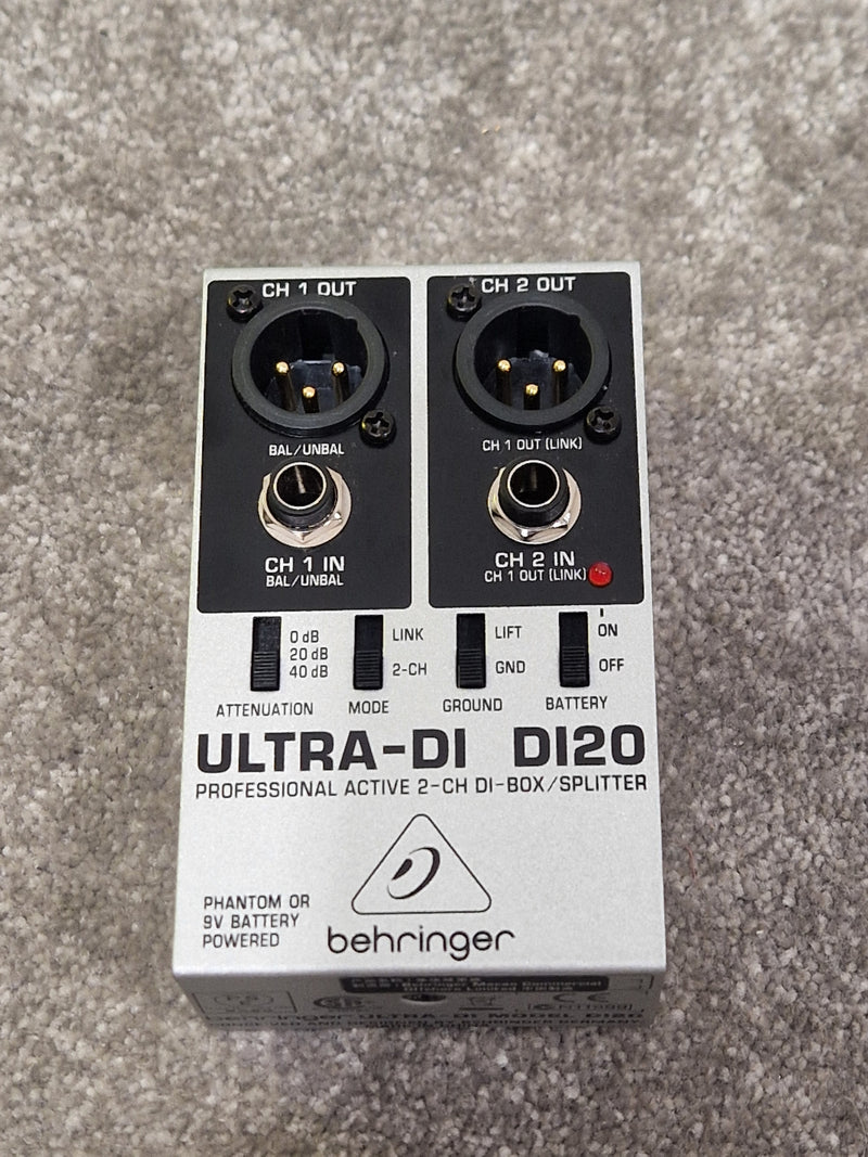 Behringer Ultra-DI D120 - Active DI Box, Phantom Power - Excellent - Image 1