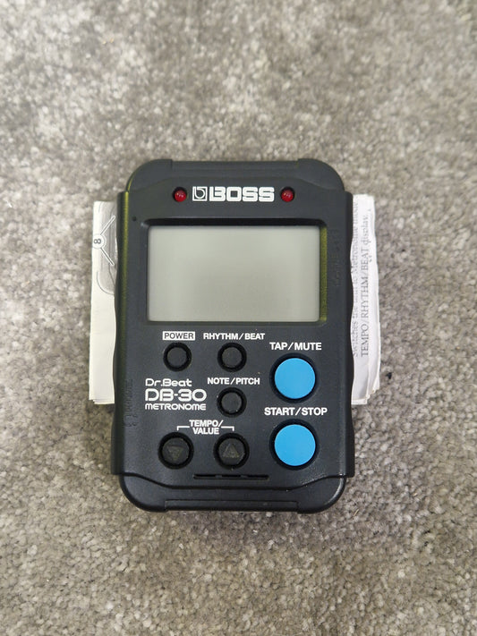 Boss DB30 Metronome - Metronome & Rhythm Trainer - Very Good w/ Manuals