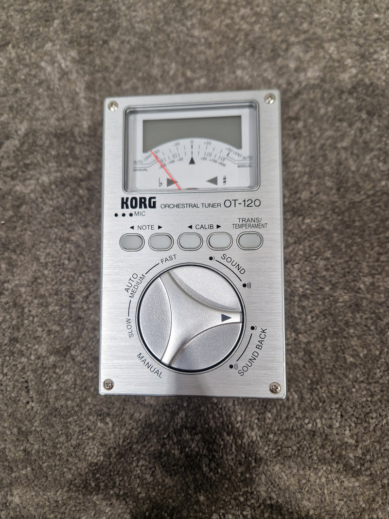 Korg OT120 Orchestral Tuner - Wide Range, High Precision - Excellent w/ Manuals & Soft Case - Image 1