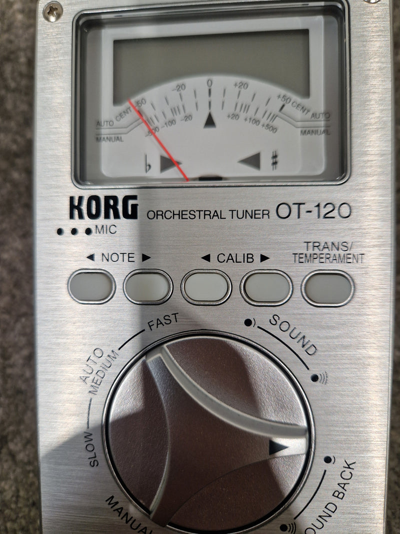 Korg OT120 Orchestral Tuner - Wide Range, High Precision - Excellent w/ Manuals & Soft Case - Image 9
