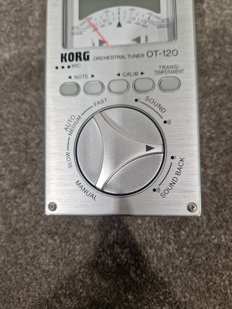 Korg OT120 Orchestral Tuner - Wide Range, High Precision - Excellent w/ Manuals & Soft Case - Image 3