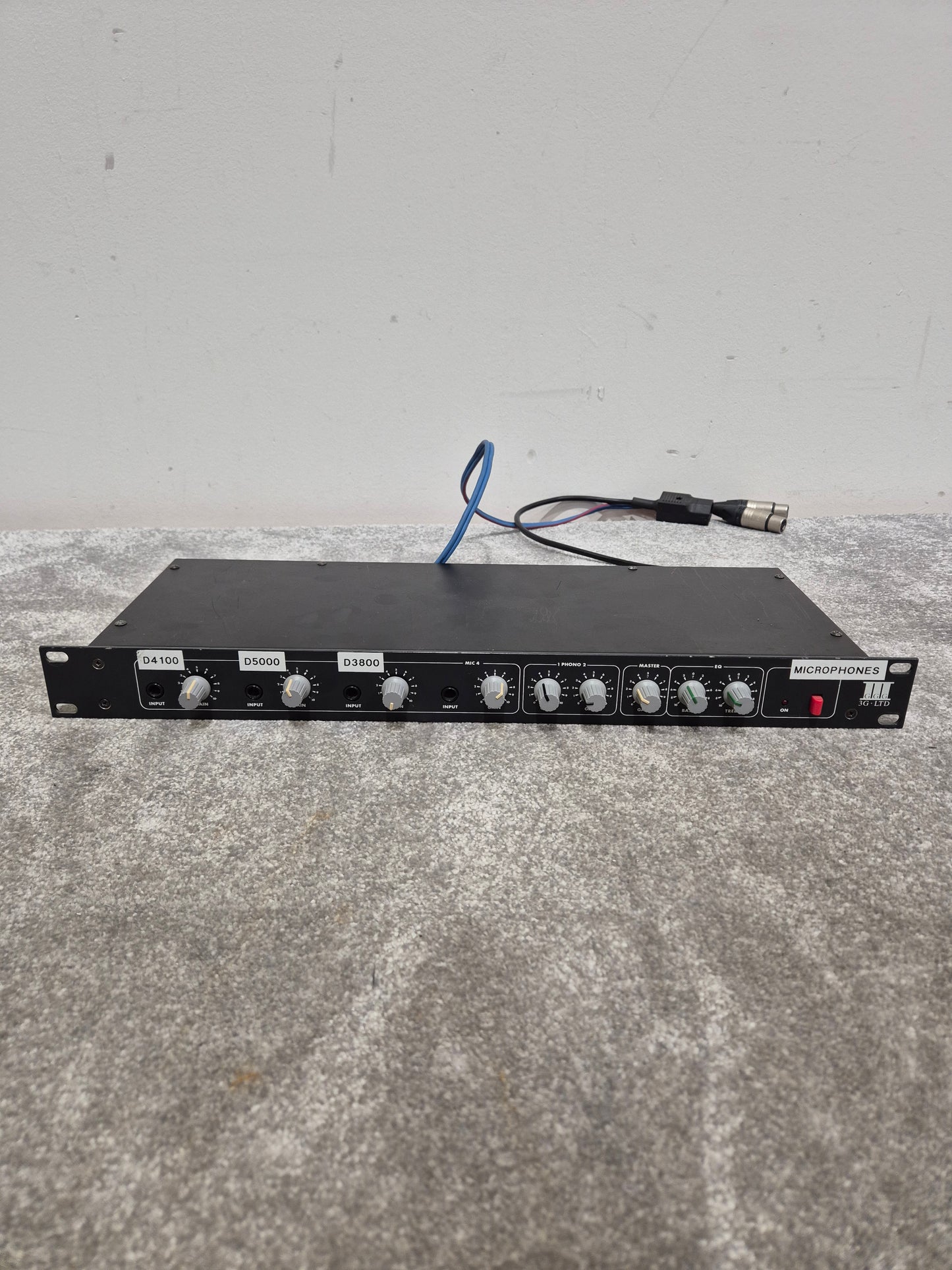 GGG LTD 3G - 3 Channels Microphone Mixer - Spares or Repair