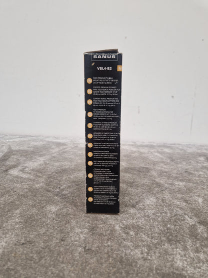 Sanus VSL4-B2 - Adjustable Speaker Stands - Open Box w/ Original Box & Manuals