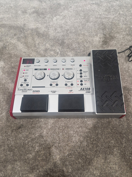 Korg Toneworks AX10B - Bass Guitar Effects Processor, Amp Modeling - Very Good w/ Power Supply