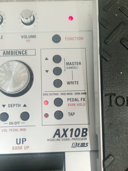 Korg Toneworks AX10B - Bass Guitar Effects Processor, Amp Modeling - Very Good w/ Power Supply