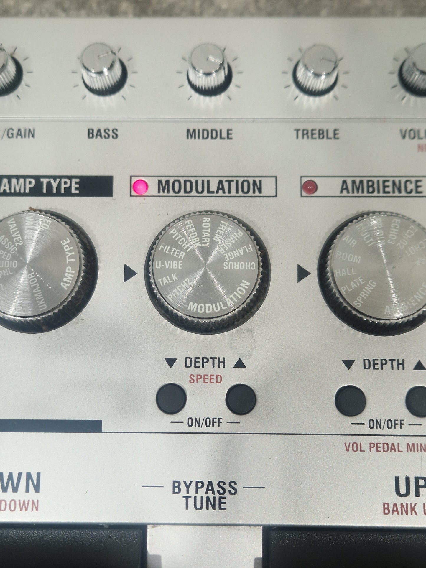 Korg Toneworks AX10B - Bass Guitar Effects Processor, Amp Modeling - Very Good w/ Power Supply