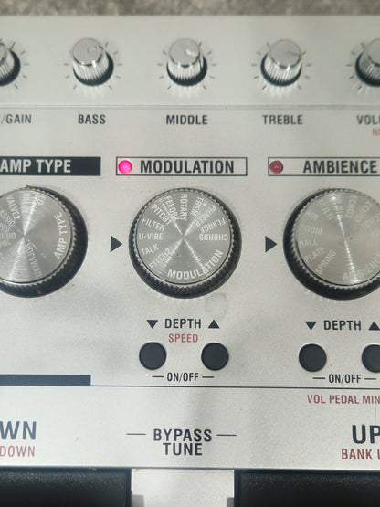 Korg Toneworks AX10B - Bass Guitar Effects Processor, Amp Modeling - Very Good w/ Power Supply