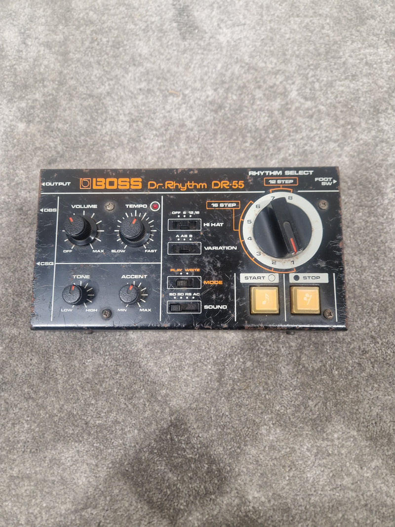 Boss DR-55 Drum Machine - Vintage Rhythm, Programmable Patterns - Good w/ Original Box & Manuals - Image 7