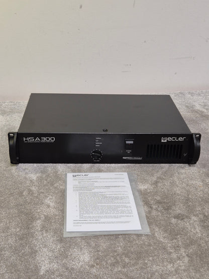 Ecler HSA300 - 300W High Efficiency Amplifier - Excellent w/ Original Box