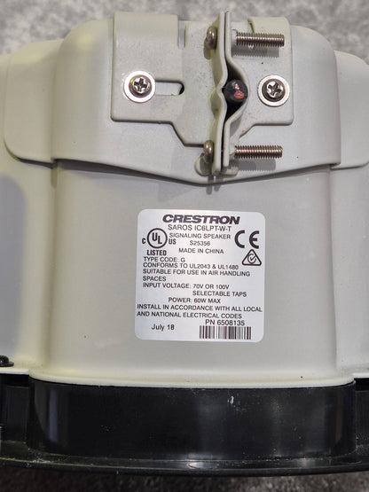 Crestron Saros IC6LPT-WT - 6.5-inch In-Wall Speaker - Excellent w/ Original Box