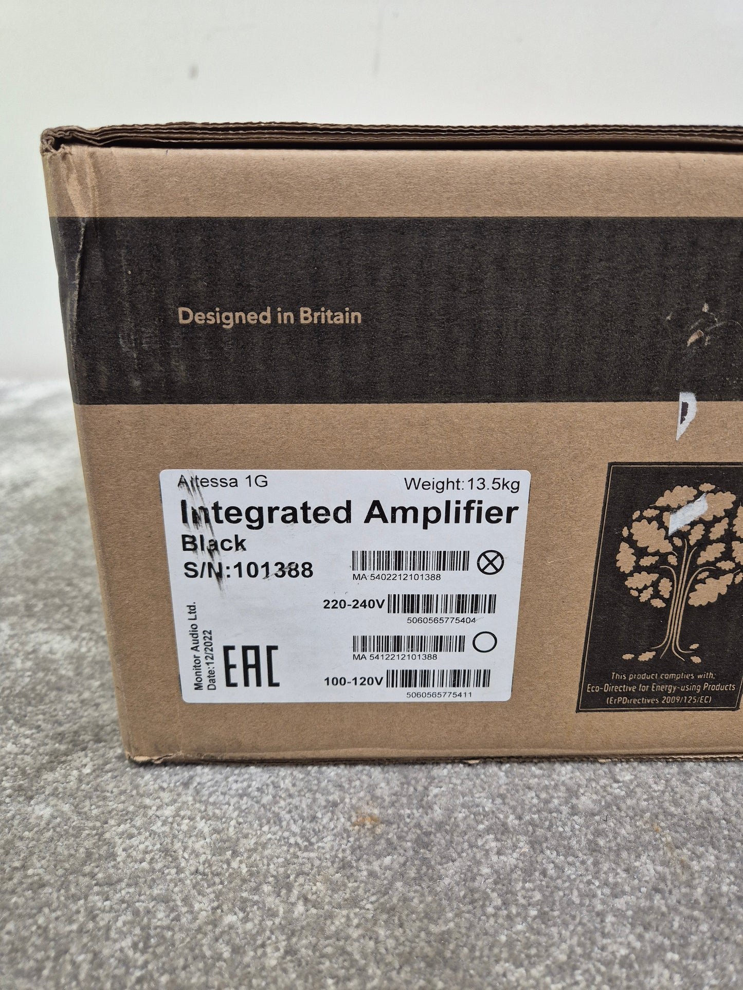 Roksan Attessa Integrated Amplifier - 100W per Channel, Phono Stage - New Open Box