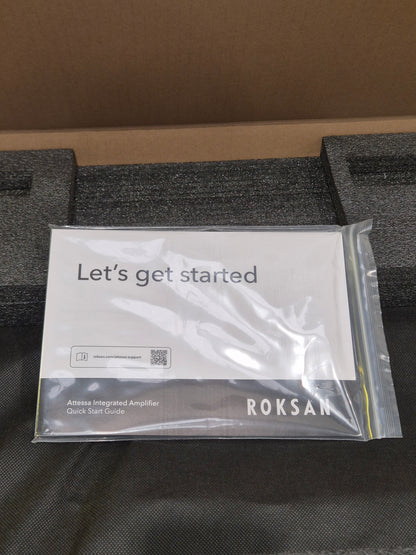 Roksan Attessa Integrated Amplifier - 100W per Channel, Phono Stage - New Open Box