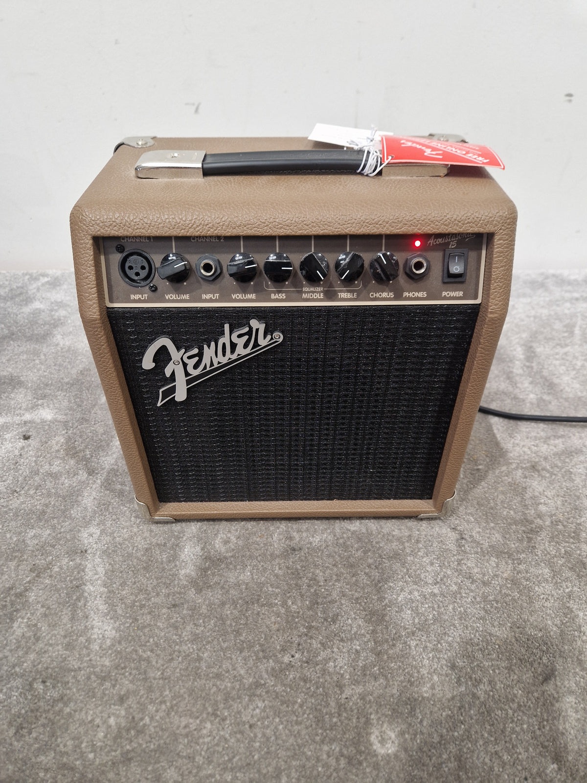 Fender Acoustasonic 15 - 15-Watt Amplifier, String Dynamics Modeling - Mint w/ Tags