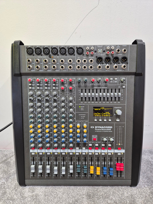 Dynacord Power Mate PM600 - 6 Channels Compact Mixer - Excellent w/ Original Box