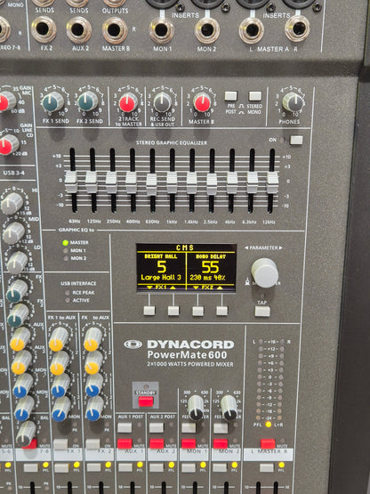 Dynacord Power Mate PM600 - 6 Channels Compact Mixer - Excellent w/ Original Box
