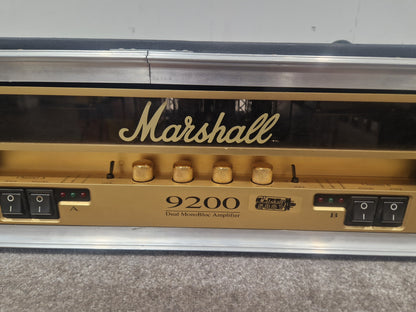 Marshall 9200 Dual MonoBloc All Tube Guitar Amp - Fully Refurbished, Smooth Sound - Very Good w/ Hard Case