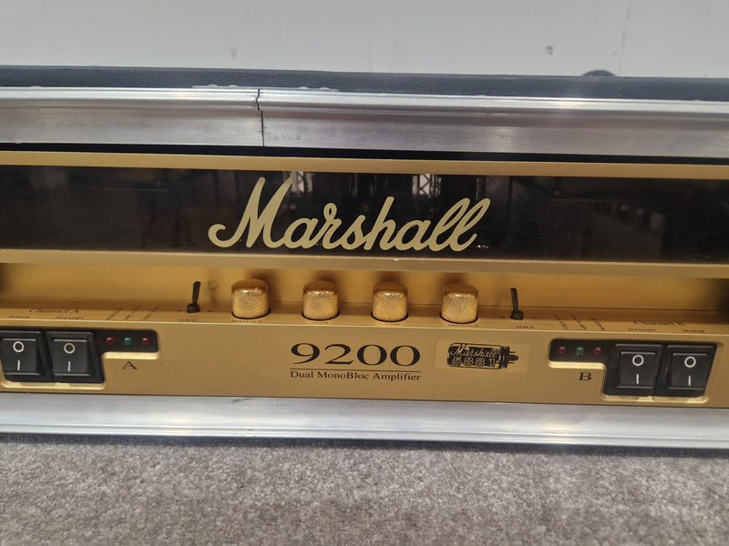 Marshall 9200 Dual MonoBloc All Tube Guitar Amp - Fully Refurbished, Smooth Sound - Very Good w/ Hard Case - Image 8