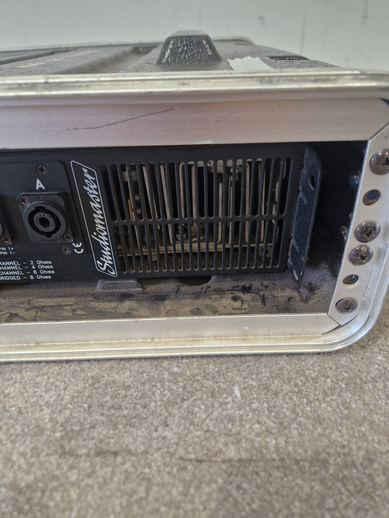 Studiomaster SM 1200D PA Amp - 2400W Power, Class D - Spares or Repair w/ Hard Case - Image 8