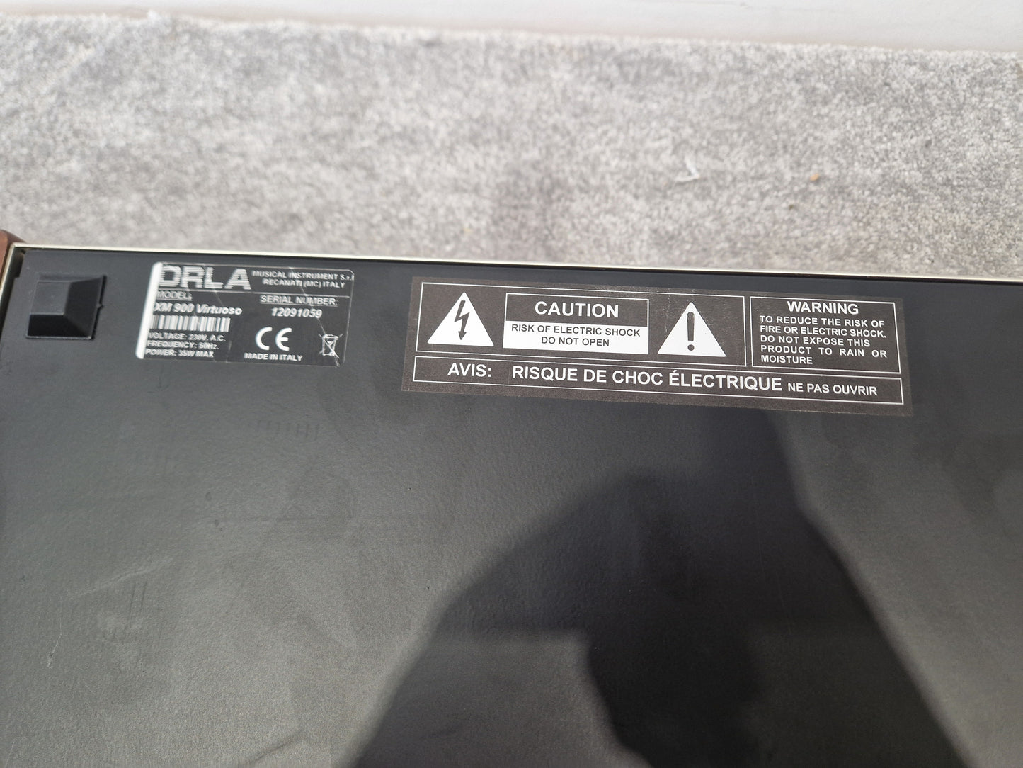 Orla XM900 DLX orchestra module - 900 Sounds, 128-Note Polyphony - Spares or Repair w/ Power Supply & Soft Case