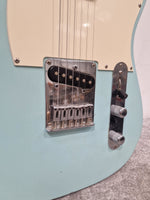 Fender Squier Telecaster Affinity Baby Blue Electric Guitar - Baby Blue Finish, Maple Neck - Very Good w/ Soft Case - Image 7