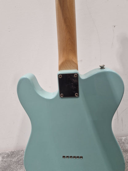 Fender Squier Telecaster Affinity Baby Blue Electric Guitar - Baby Blue Finish, Maple Neck - Very Good w/ Soft Case