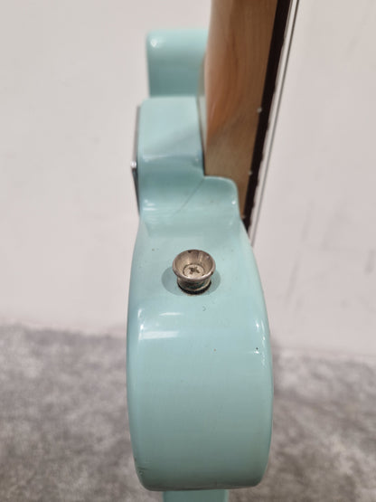 Fender Squier Telecaster Affinity Baby Blue Electric Guitar - Baby Blue Finish, Maple Neck - Very Good w/ Soft Case
