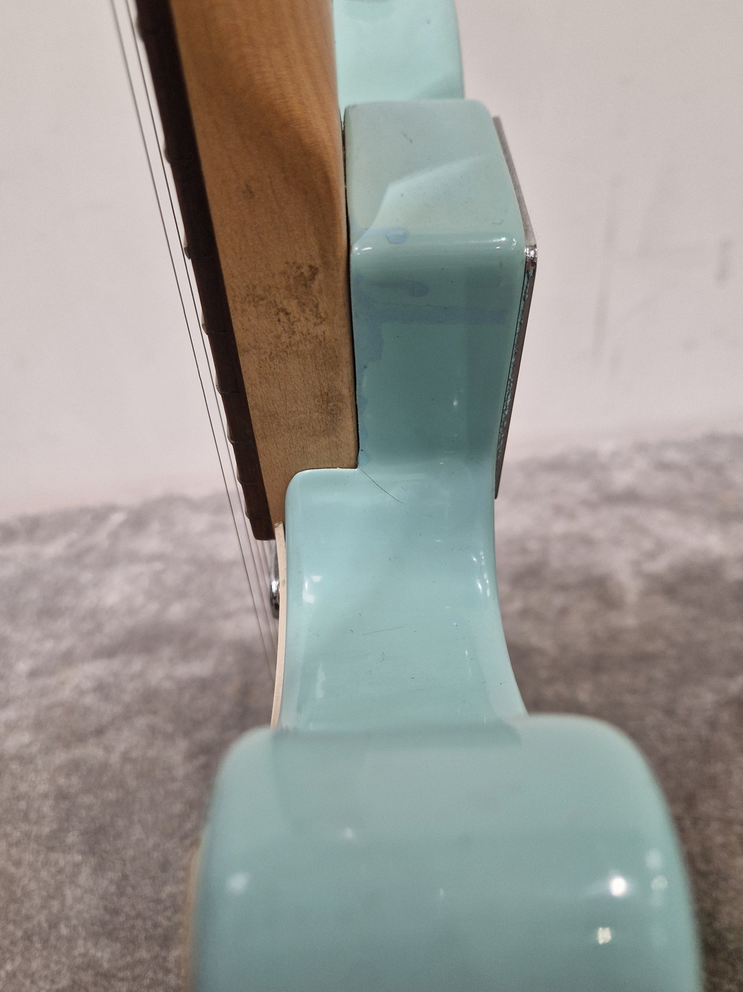 Fender Squier Telecaster Affinity Baby Blue Electric Guitar - Baby Blue Finish, Maple Neck - Very Good w/ Soft Case