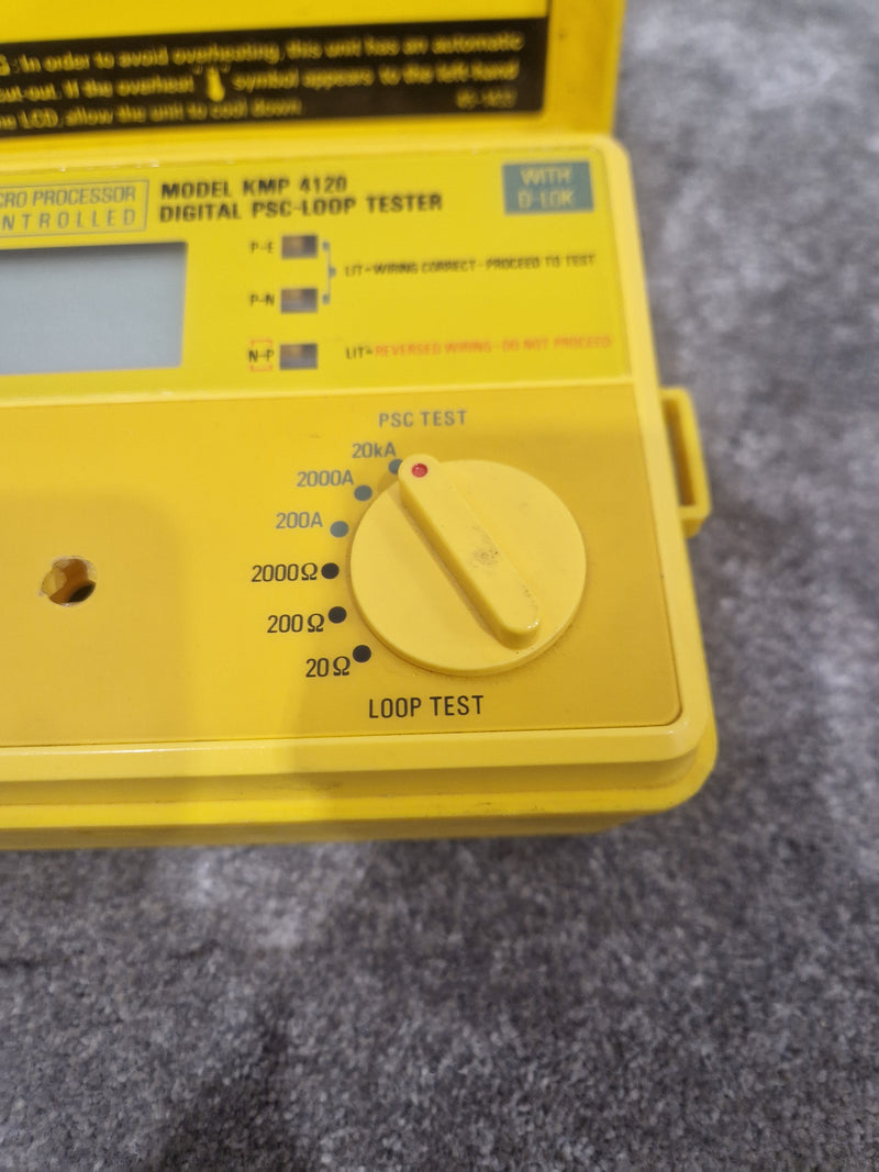 Robin KMP 4120 Digital PSC-loop tester - High Accuracy, Easy-to-Use - Very Good - Image 3