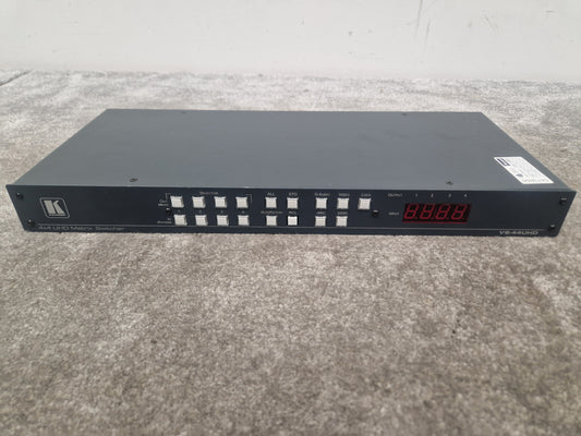 Kramer VS-44UHD 4x4 matrix switcher - HDMI 2.0, Audio De-Embedding - Very Good