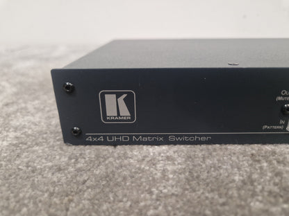 Kramer VS-44UHD 4x4 matrix switcher - HDMI 2.0, Audio De-Embedding - Very Good