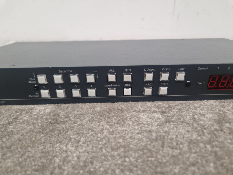Kramer VS-44UHD 4x4 matrix switcher - HDMI 2.0, Audio De-Embedding - Very Good - Image 4