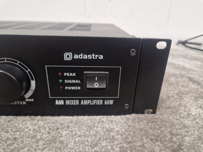 Adastra A60 - 60W Mixer Amplifier, Compact Design - Good