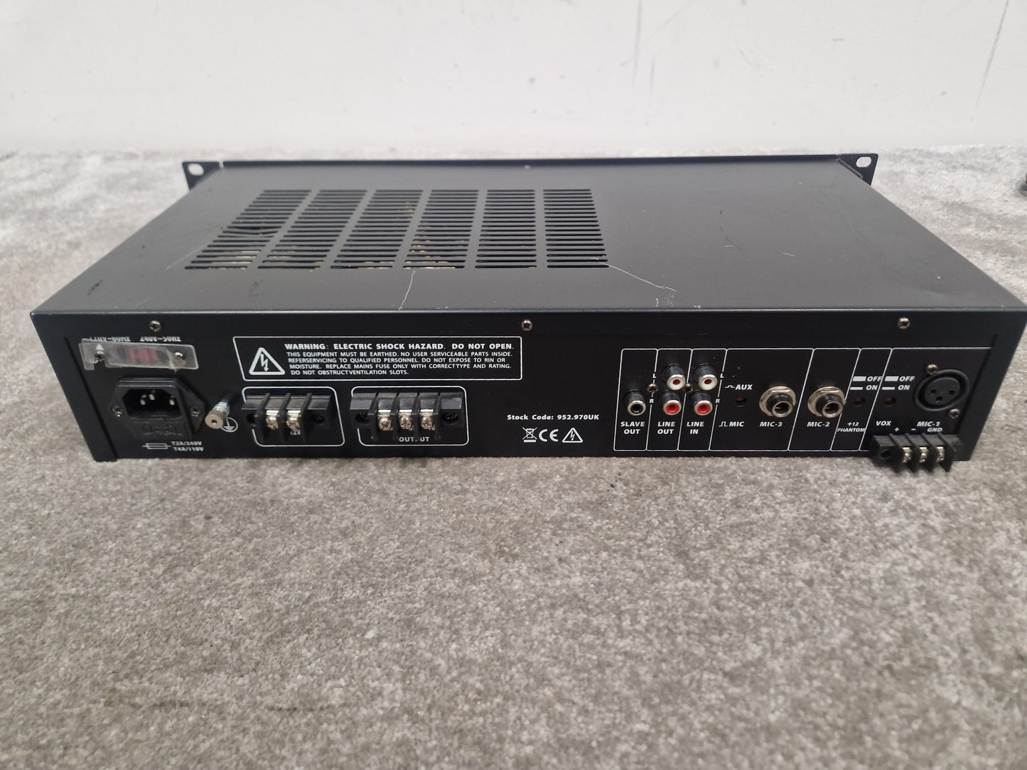 Adastra A60 - 60W Mixer Amplifier, Compact Design - Good